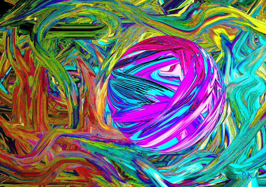 Ball of Energy Digital Art by Phillip Mossbarger