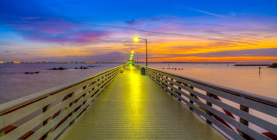 Tampa Photograph - Ballast Point Sunrise - Tampa, Florida by Lance Raab Photography