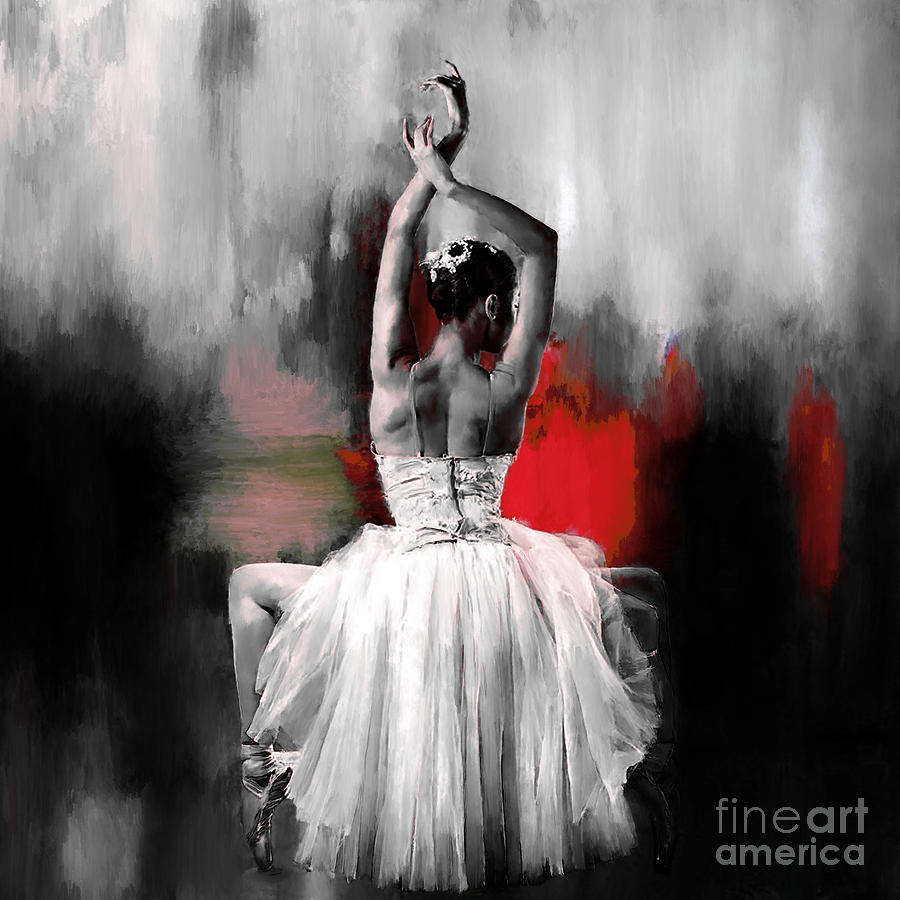 Ballerina 0892 Painting by Gull G - Fine Art America