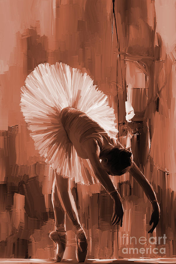 Ballerina 333D Painting by Gull G | Fine Art America