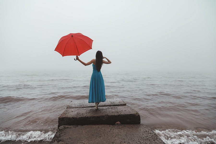 Ballerina and umbrella Photograph by Denis Kovalenko - Fine Art America