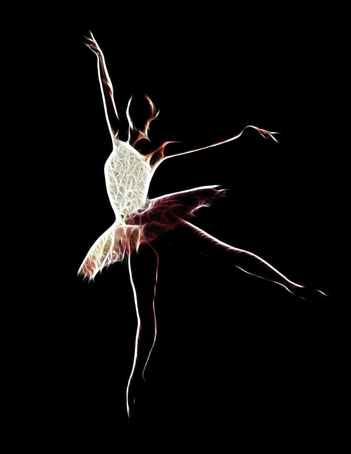 Ballerina Dancer Digital Art by Athena Mckinzie