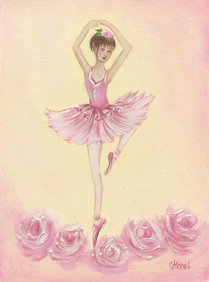 Rose Painting - Ballerina Beauty Painting by Chris Hobel
