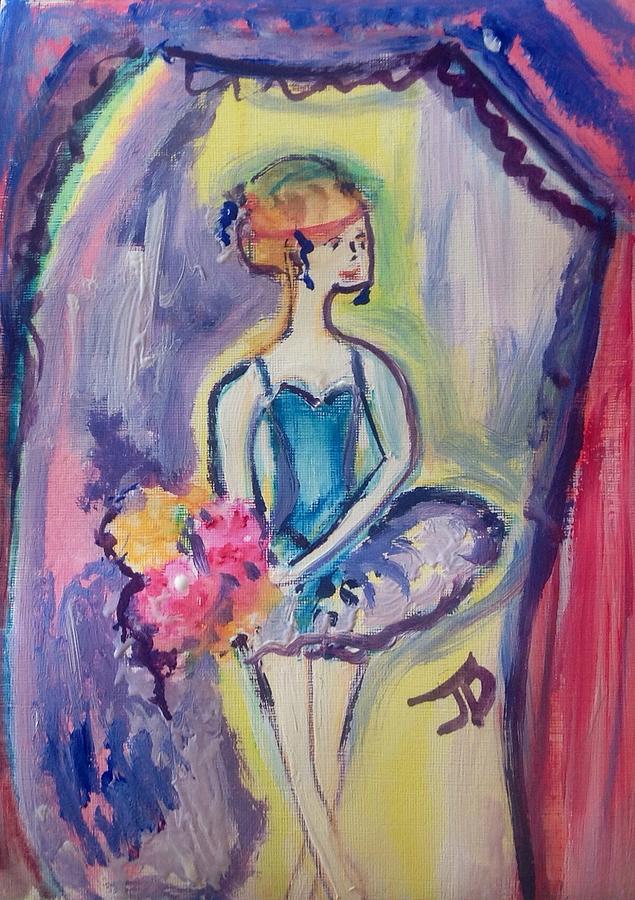 Ballerina bouquet Painting by Judith Desrosiers