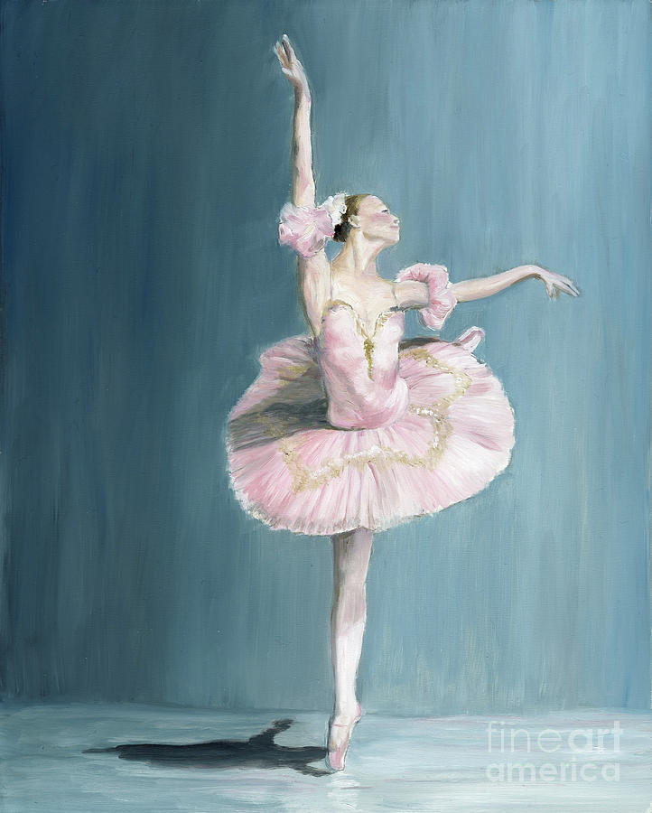 Ballerina Painting by Charlotte Yealey