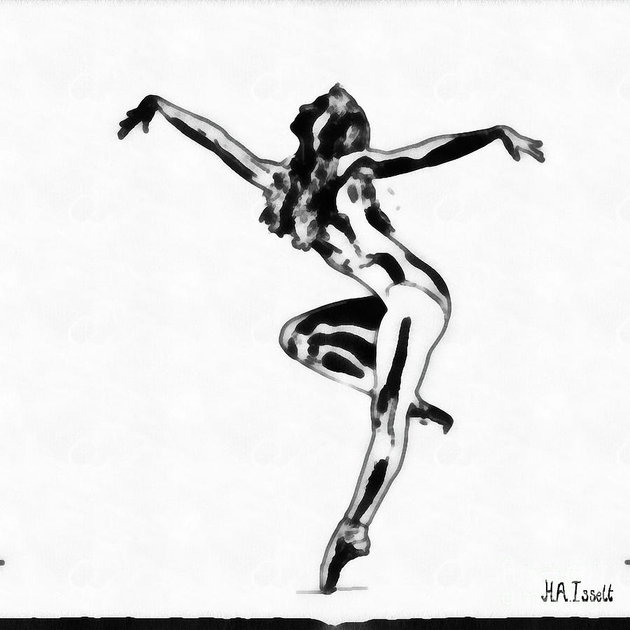 Ballerina Courtesy Digital Art by Humphrey Isselt