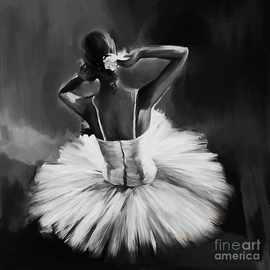 Ballerina dance 0444a Painting by Gull G