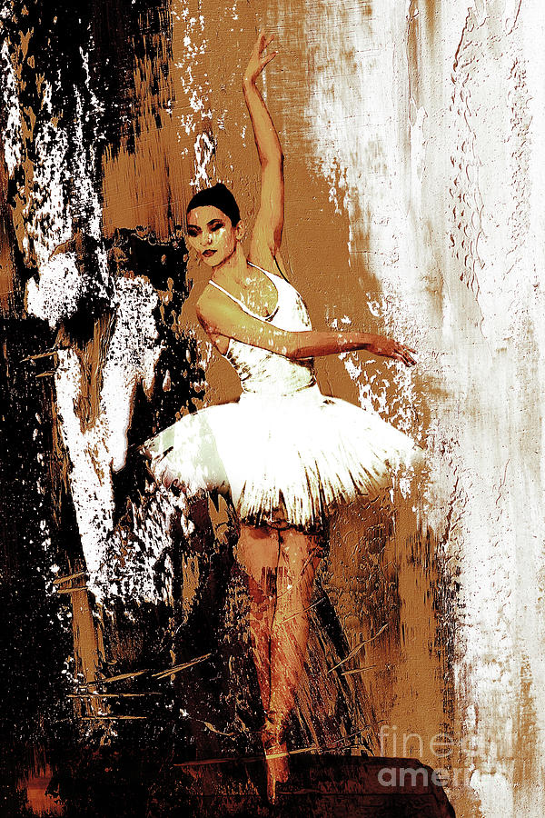 Ballerina Dance 093 Painting by Gull G