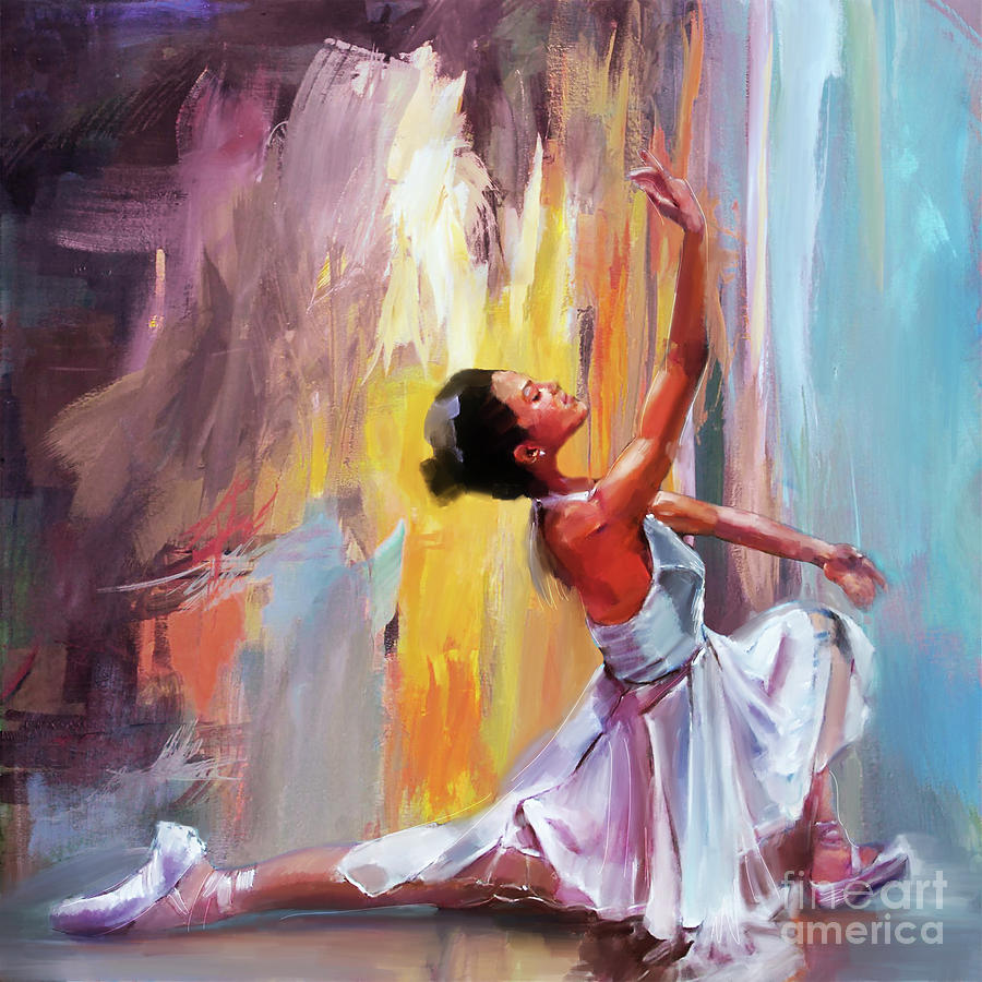 Ballerina Dance 440Kl Painting by Gull G