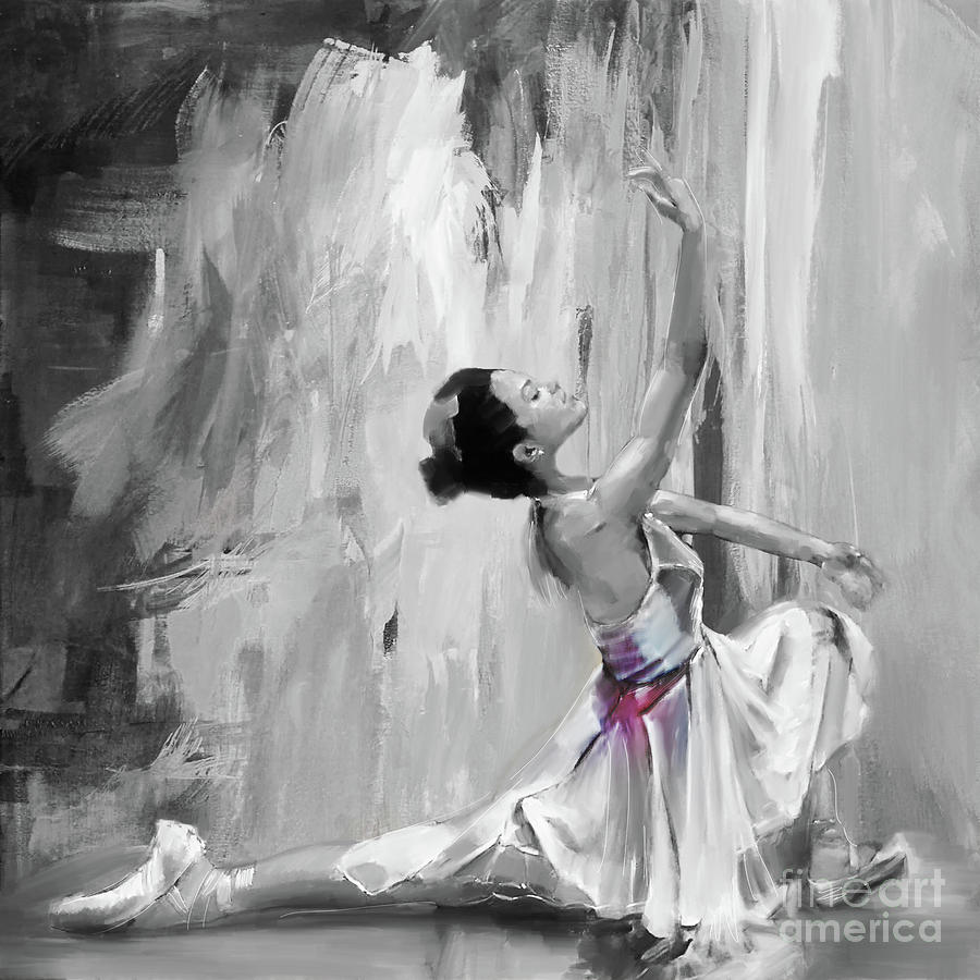 Ballerina dance 45HK Painting by Gull G