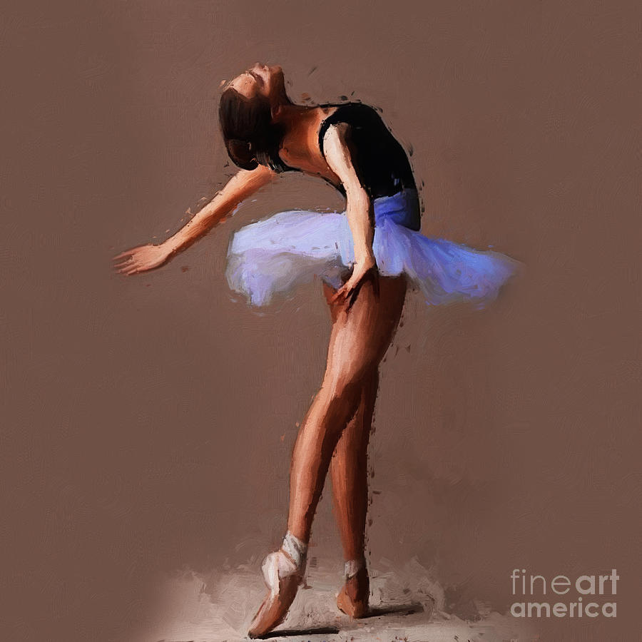 Ballerina Dance BB76 Painting by Gull G