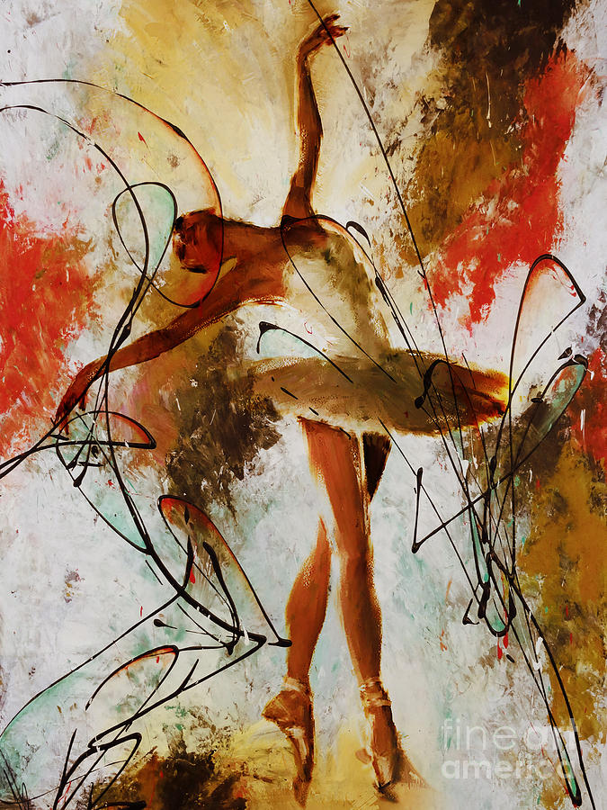 abstract ballet art