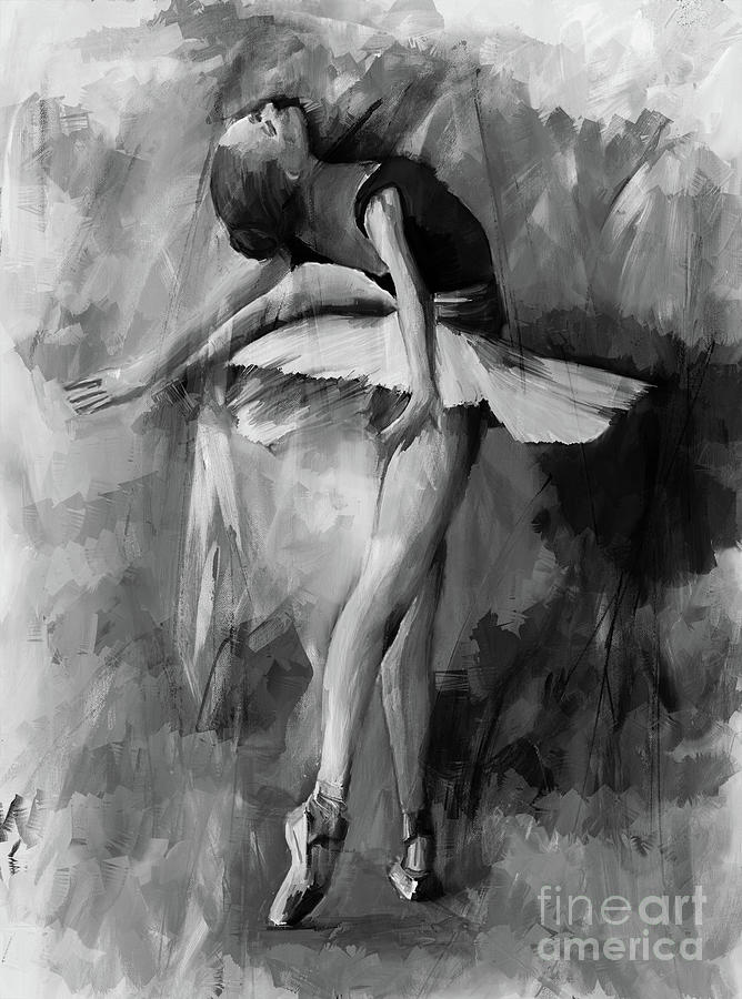 Ballerina Dance Painting 56001 Painting by Gull G