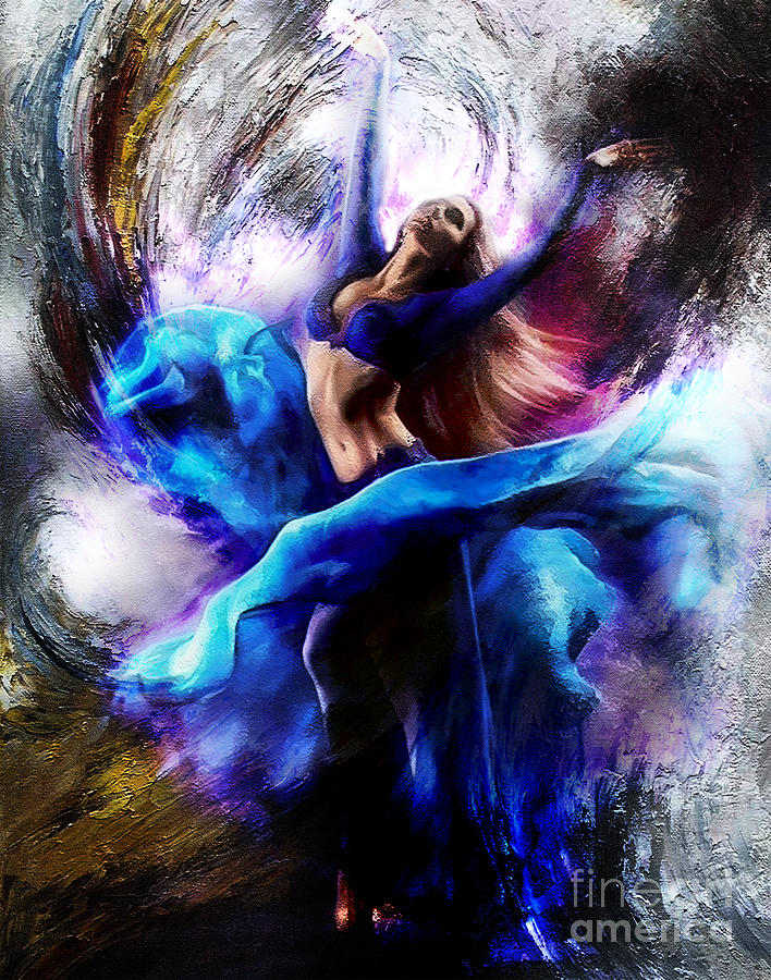 Ballerina Dance009-A Painting by Gull G