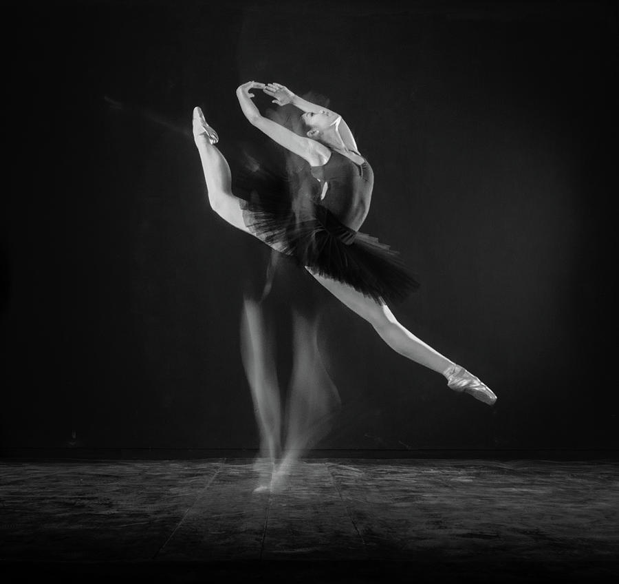 Black And White Photograph - Ballerina by Dicky Sangadji