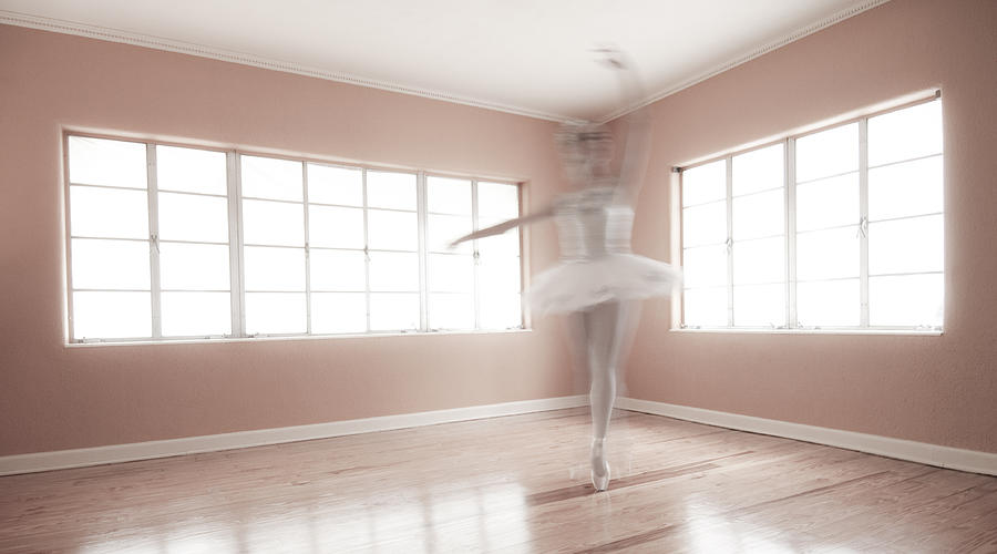 Black And White Photograph - Ballerina ghost by Steve Williams