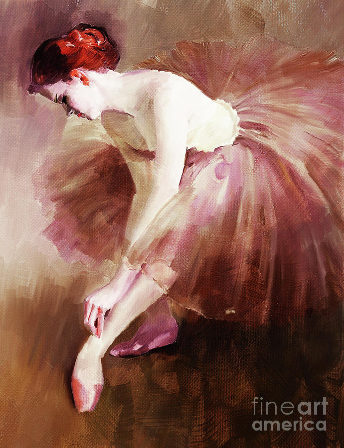 Ballerina girl  Painting by Gull G