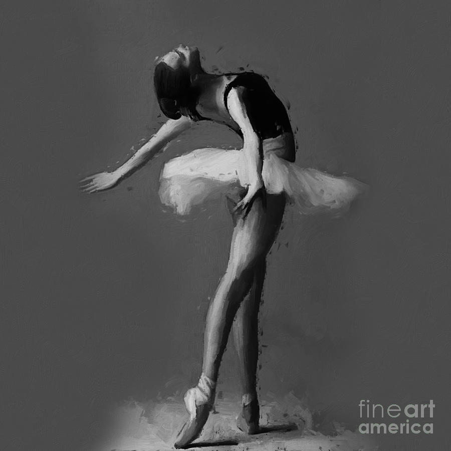 Music Painting - Ballerina Ik3w by Gull G