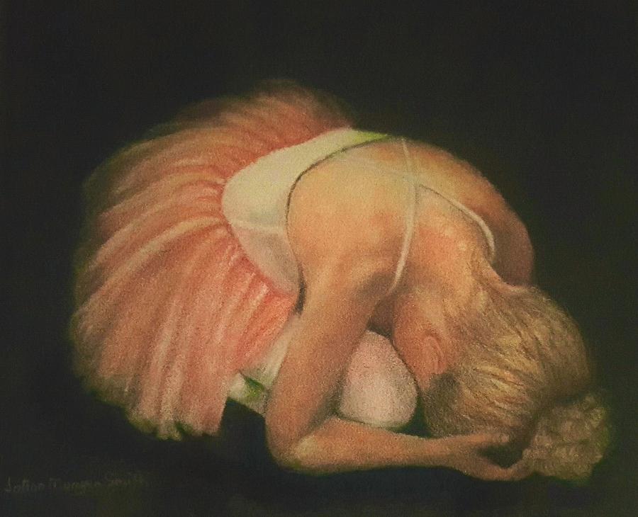 Ballerina Drawing - Ballerina by JoAnn Morgan Smith
