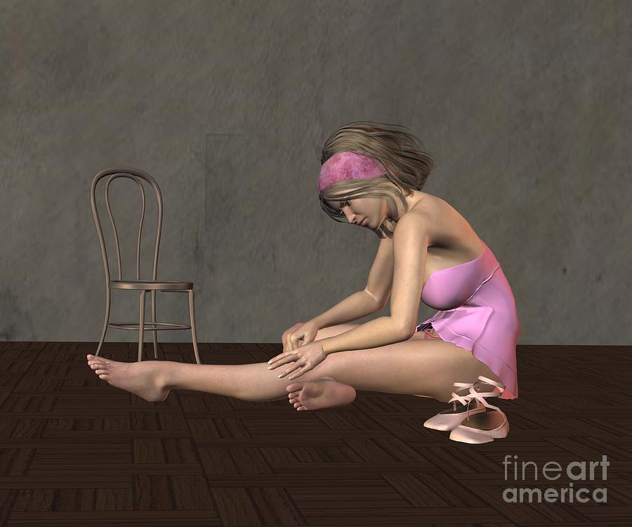 Ballerina Digital Art by John Junek