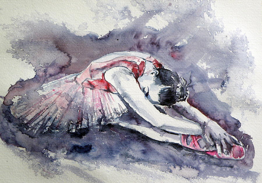 Ballerina Painting by Kovacs Anna Brigitta