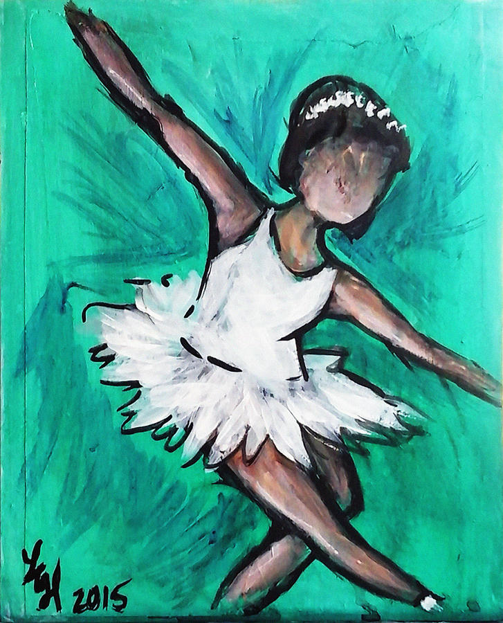 Ballerina Painting by Loretta Nash
