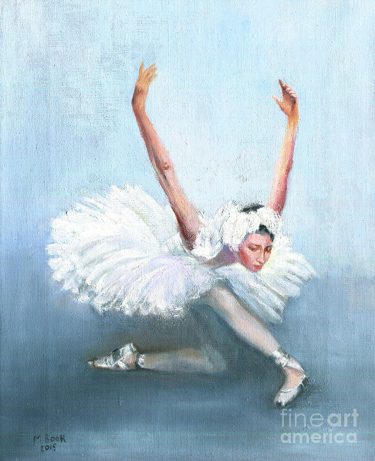 Ballerina Painting by Marlene Book