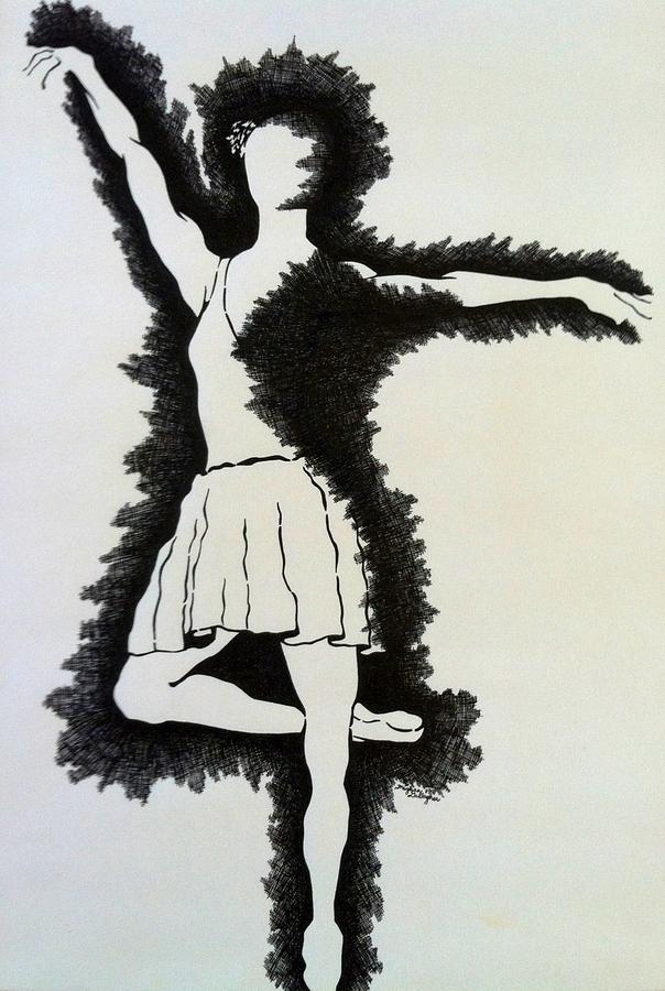 Ballerina  Drawing by Meghan Gallagher