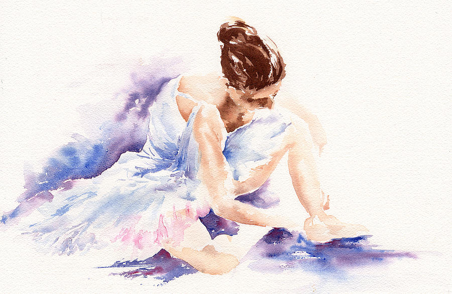 Portrait Painting - Ballerina by Stephie Butler