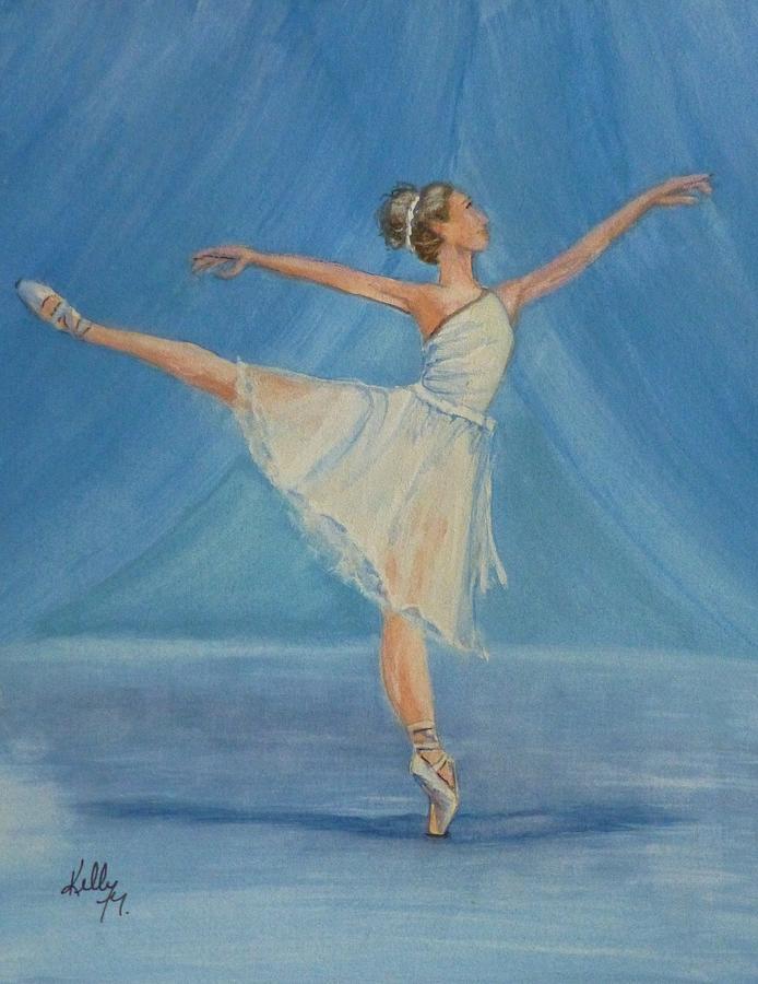 Ballet Blues Painting by Kelly Mills