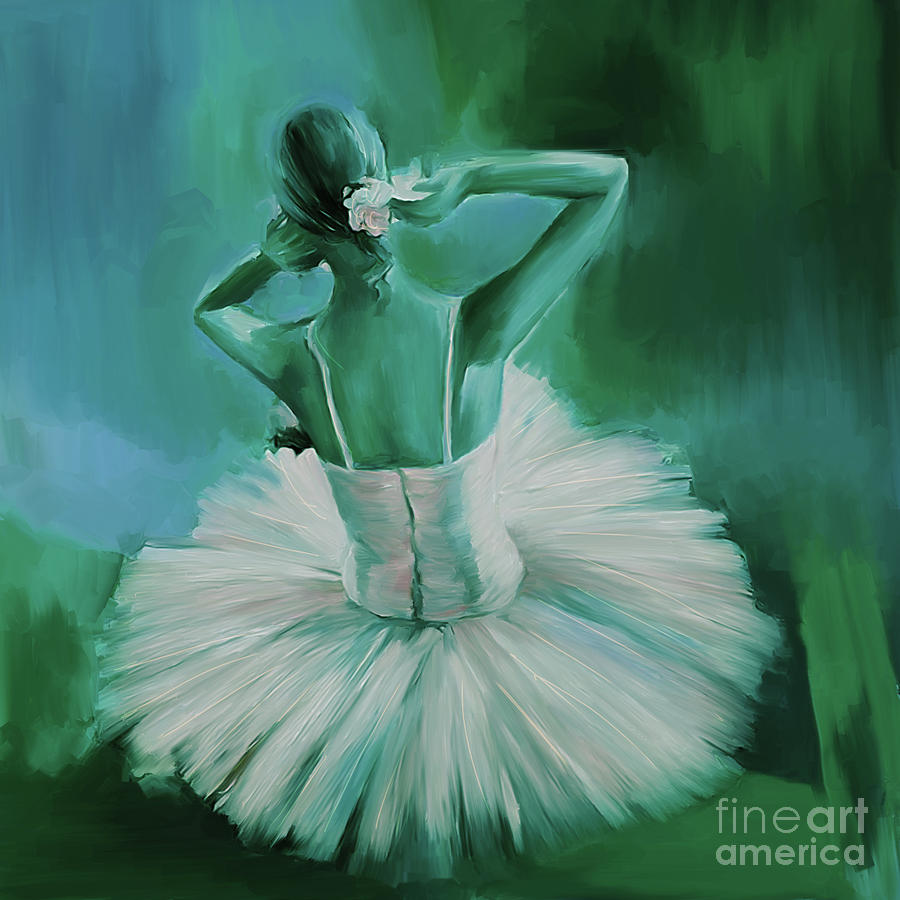 Ballet dance 044ec Painting by Gull G