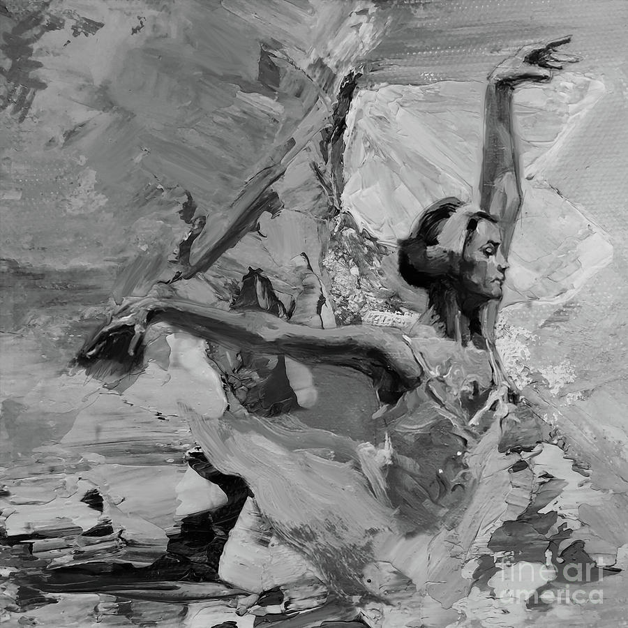Ballet Dance 440111 Painting by Gull G