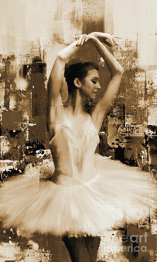 ballet dancer VC45 Painting by Gull G