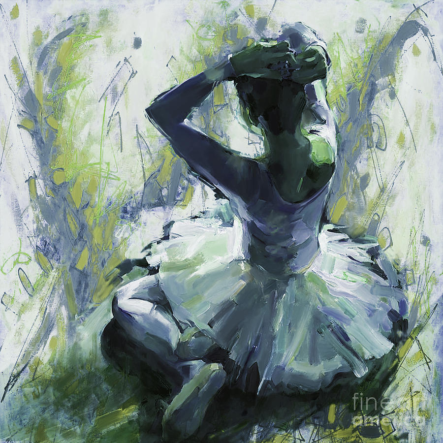 Ballet Girl Painting by Gull G