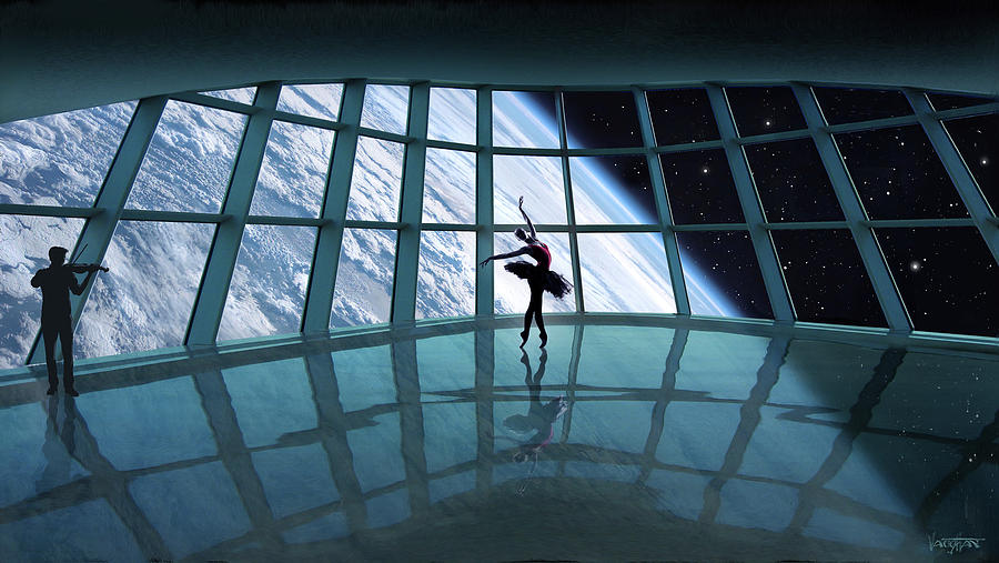 Ballet In Space Digital Art by James Vaughan