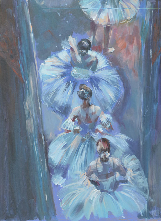 Ballet  Painting by Yulia Pankova