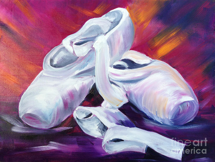 Ballet Shoes Painting by Gale Patterson - Fine Art America