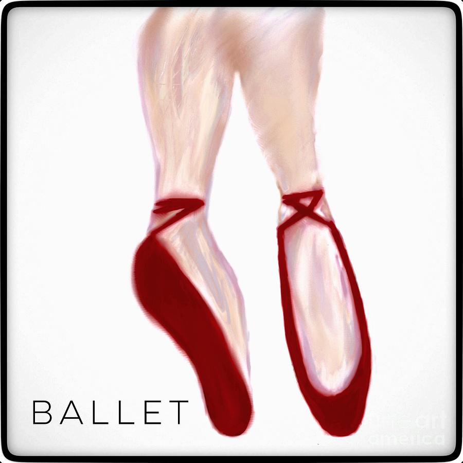 Ballet Shoes Illustration  Photograph by Susan Garren