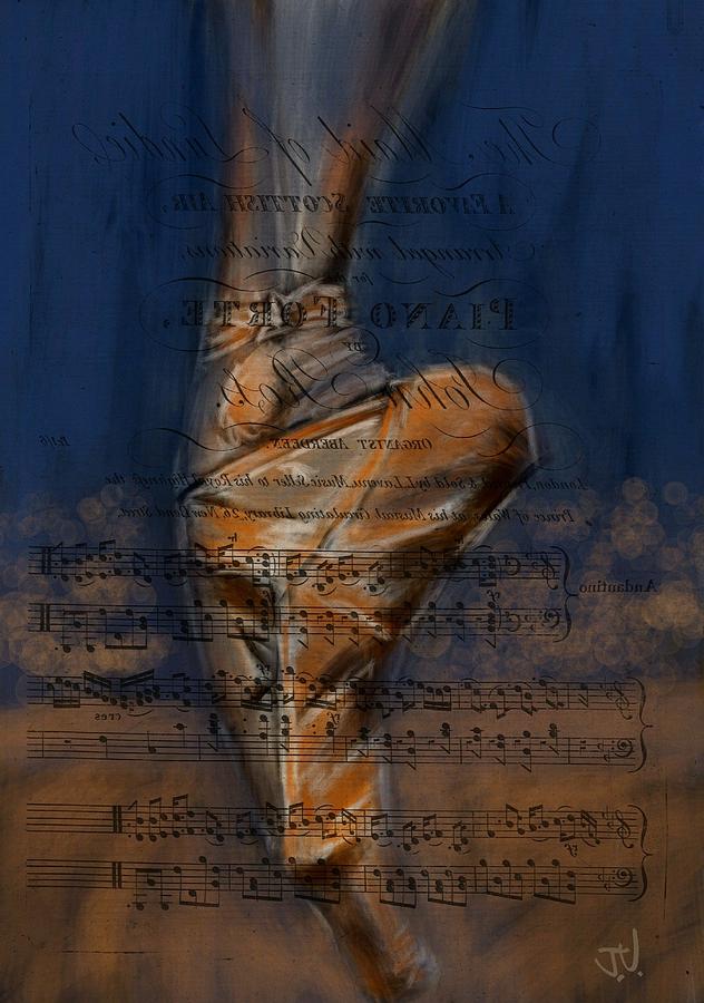 Ballet Slipper Painting by Jim Vance