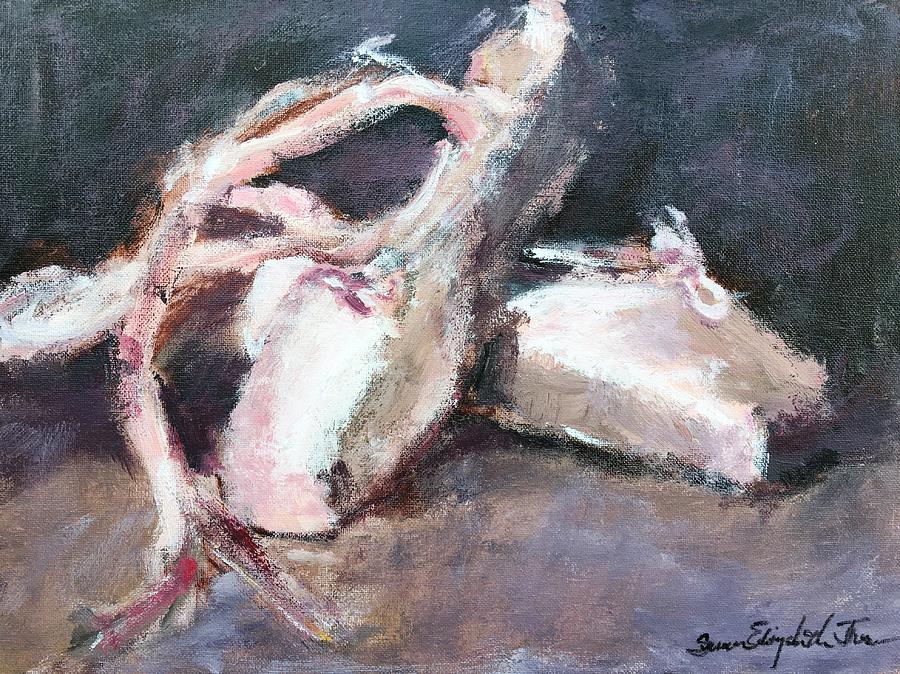 ballet slippers painting