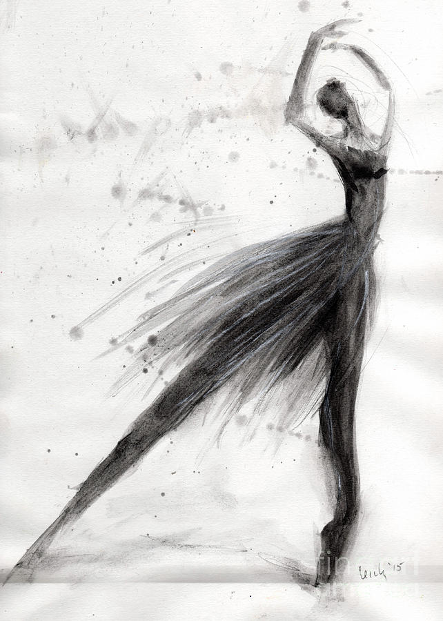 Ballet Mixed Media - Ballet Solo by Cecily Mitchell