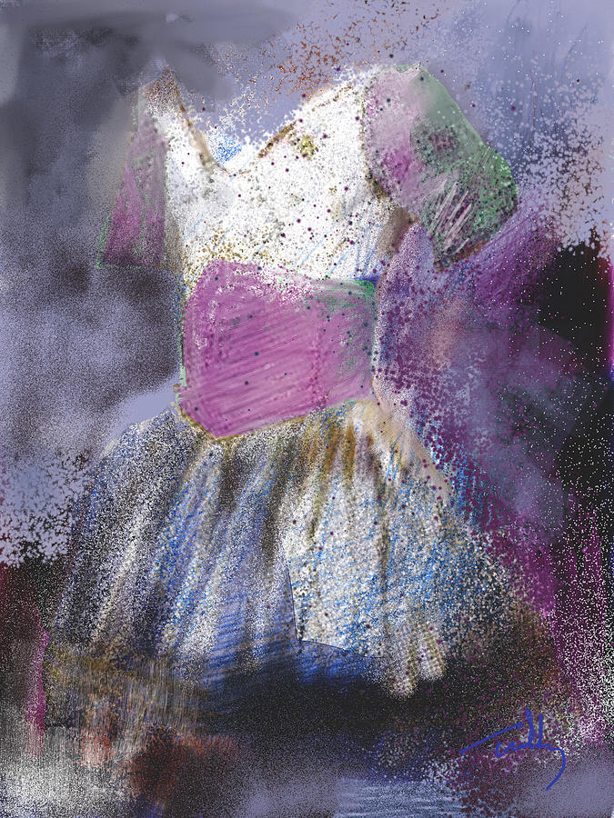 Ballet Tutu Painting by Thomas Tribby