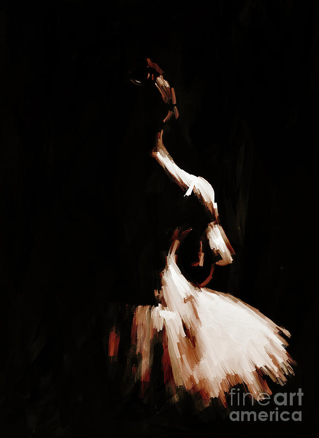 Ballet Woman 9J Painting by Gull G