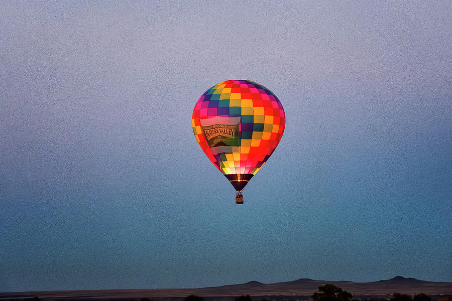 Balloon At Dawn Photograph by Tom Singleton