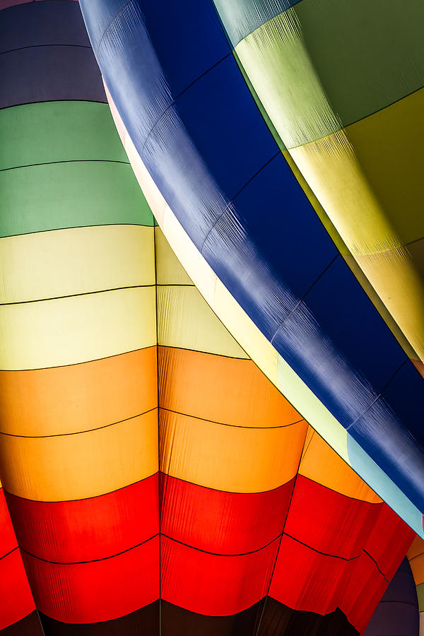 Balloon Colors - Vertical Photograph by Ron Pate