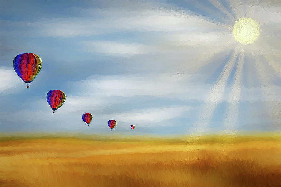 Balloon Fantasy AP Digital Art by Dan Carmichael