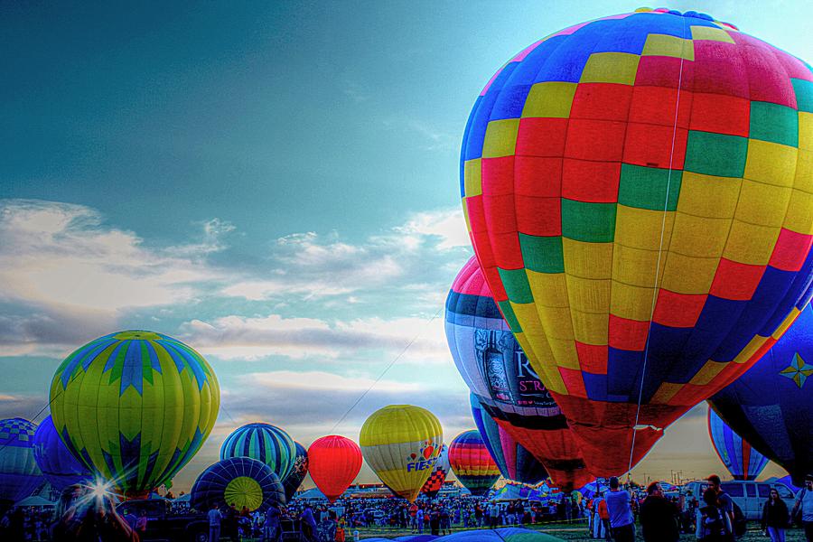 Balloon Festival REady to Fly Photograph by Karen McKenzie McAdoo