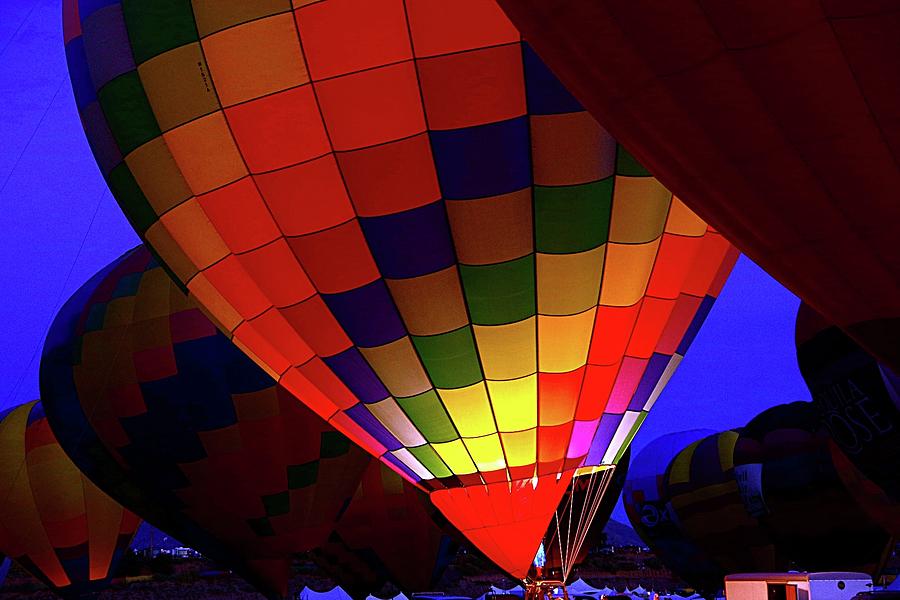 Balloon Fly In 3 Photograph by Karen McKenzie McAdoo