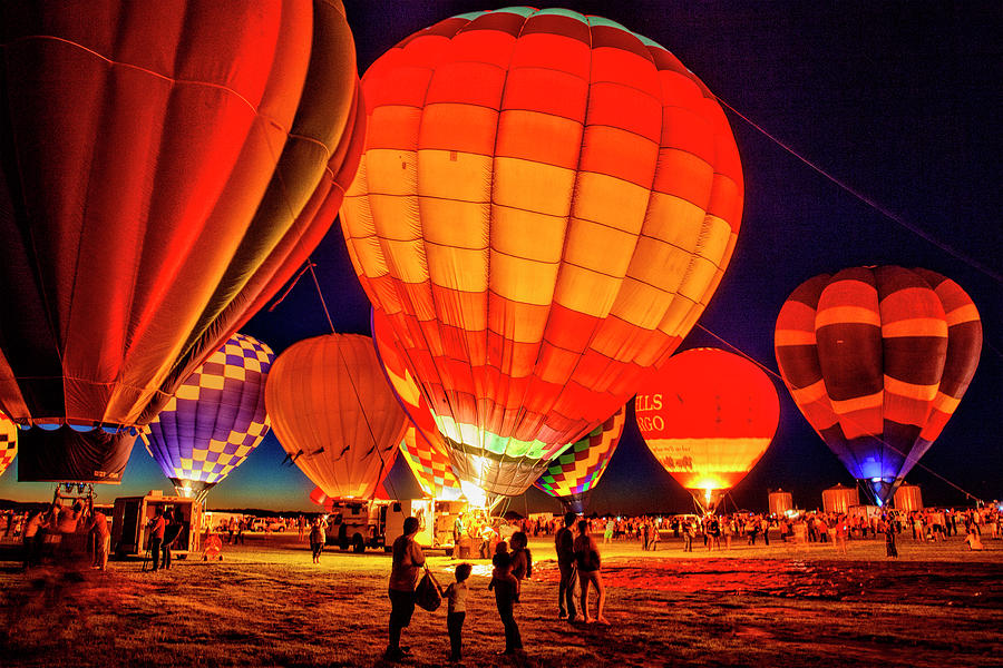 Balloon Glow Photograph by Diana Powell