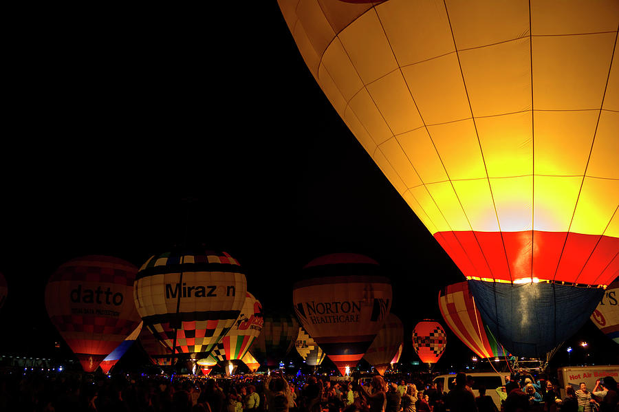 Balloon Glow Louisville Photograph by FineArtRoyal Joshua Mimbs Fine